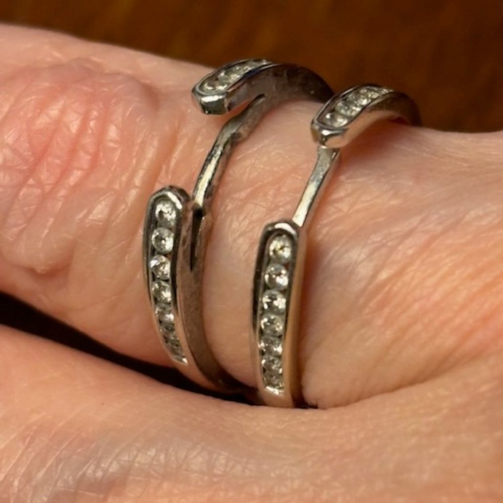 1/2 CT White Gold Diamond Ring Enhancer